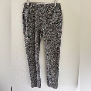MICHAEL Michael Kors Paisley Print Jegging Dress Pants